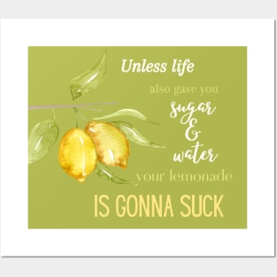 lemonade quote Posters and Art